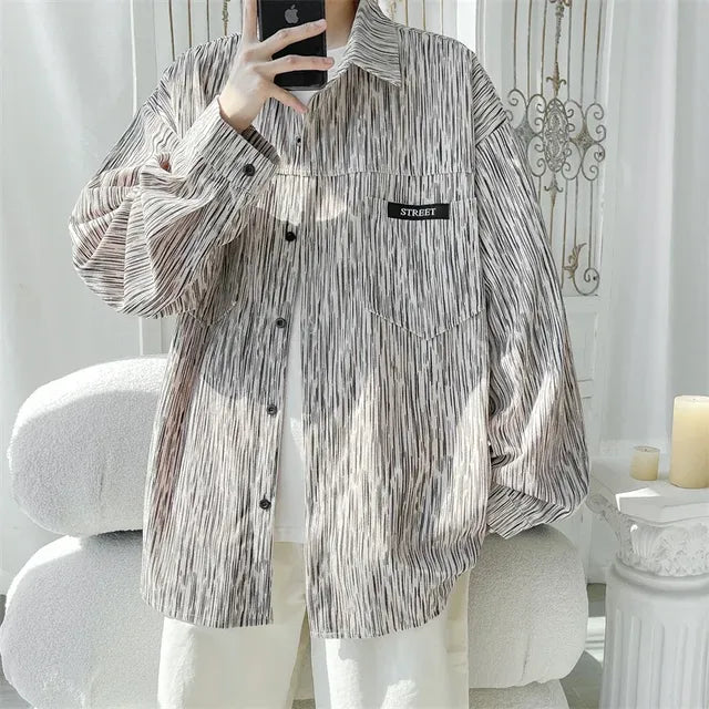 Men's Oversized Button-Up Shirts by Trendy Attic Store01