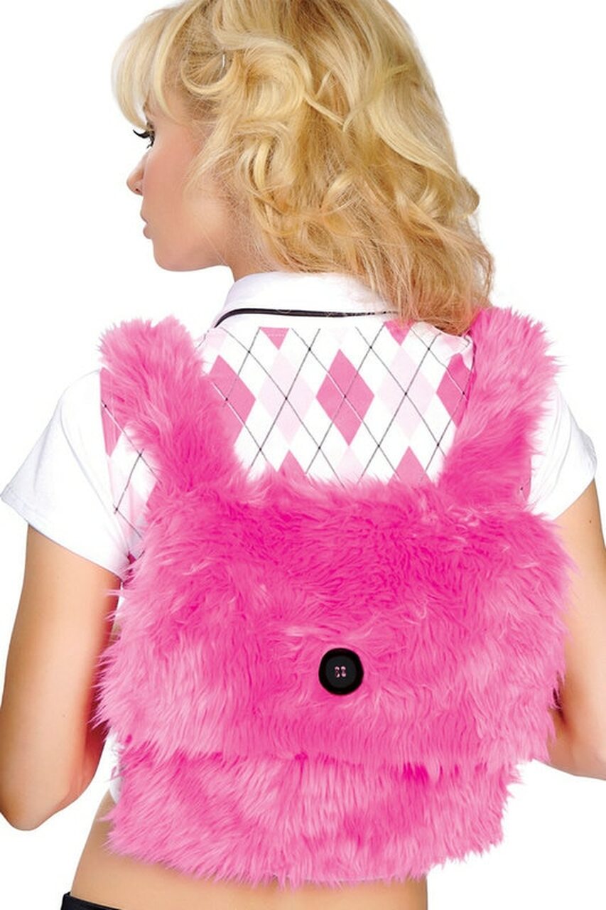 Fur Back Pack by 3wishes.com