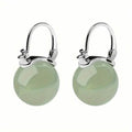 Artificial Jade Temperament Earrings by DailySale