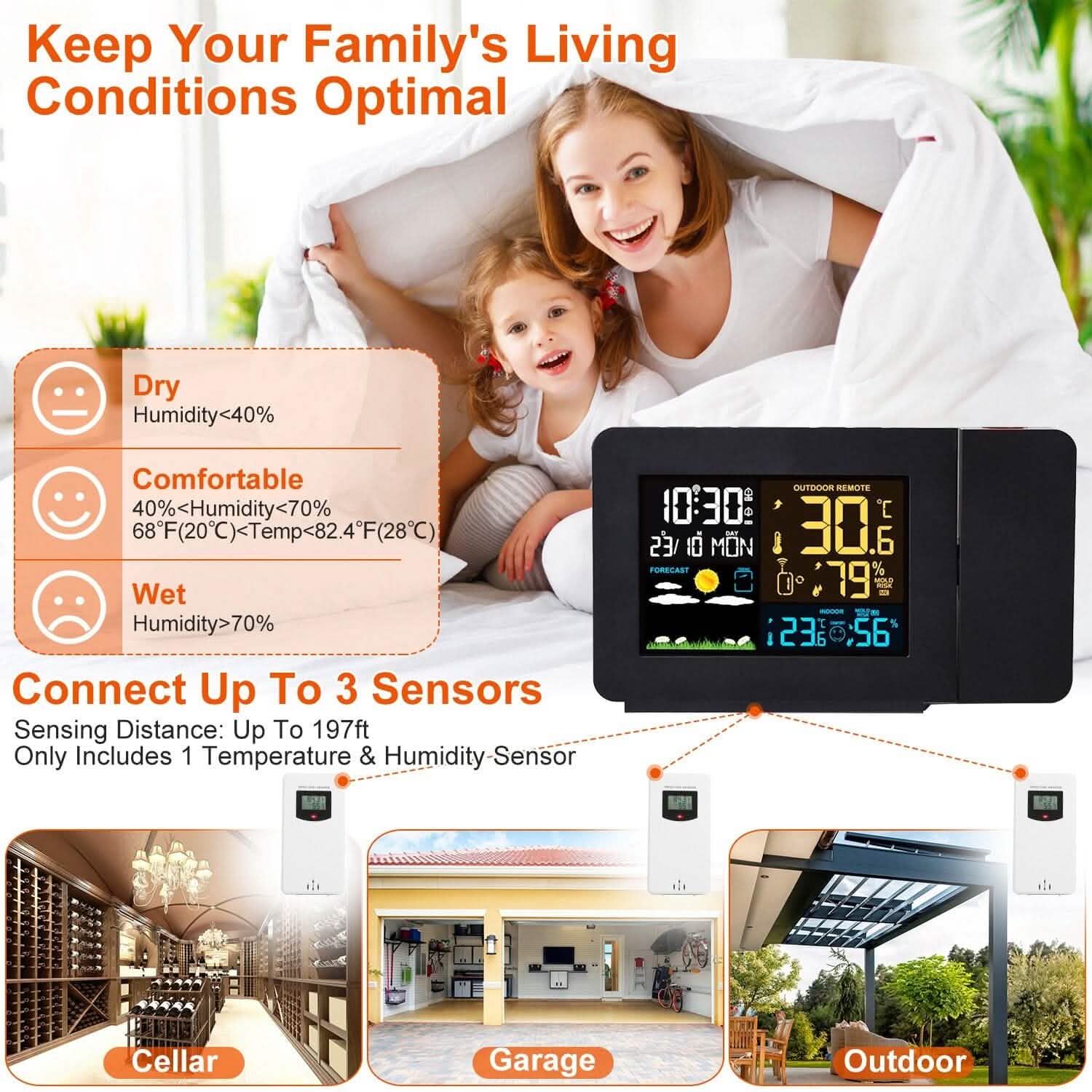 Atomic Projection Alarm Clock by DailySale