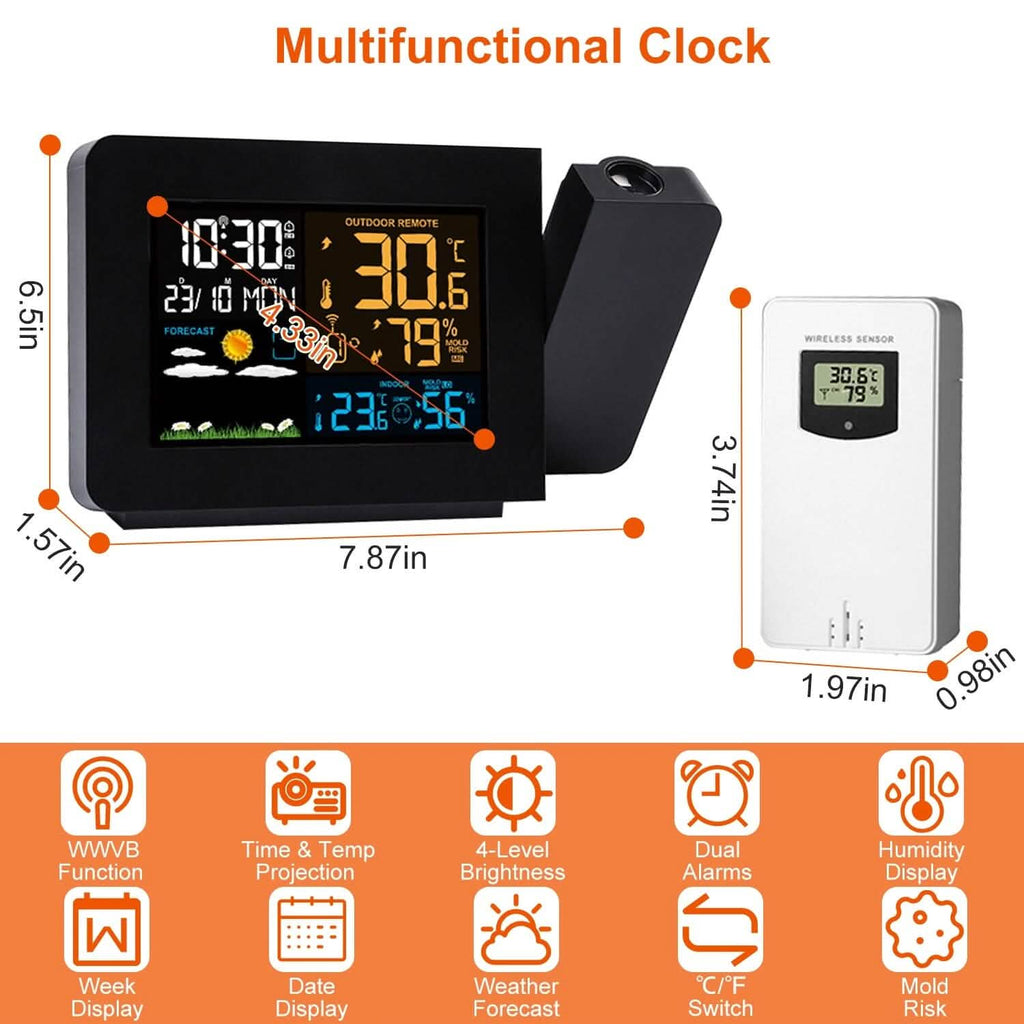 Atomic Projection Alarm Clock by DailySale
