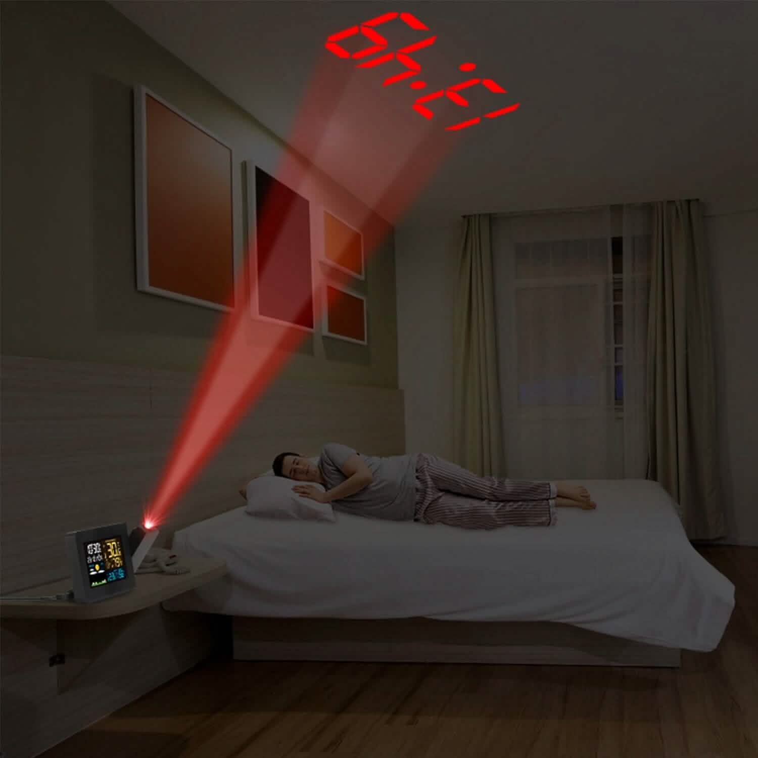 Atomic Projection Alarm Clock by DailySale