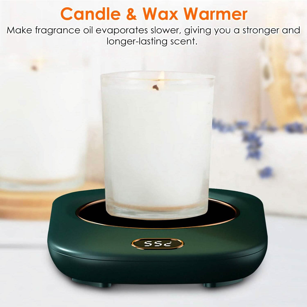 Auto Shut Off USB Coffee Mug Heating Plate with 3 Temperature Setting by DailySale