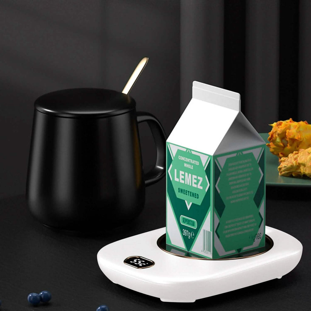 Auto Shut Off USB Coffee Mug Heating Plate with 3 Temperature Setting by DailySale