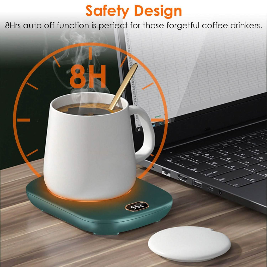 Auto Shut Off USB Coffee Mug Heating Plate with 3 Temperature Setting by DailySale