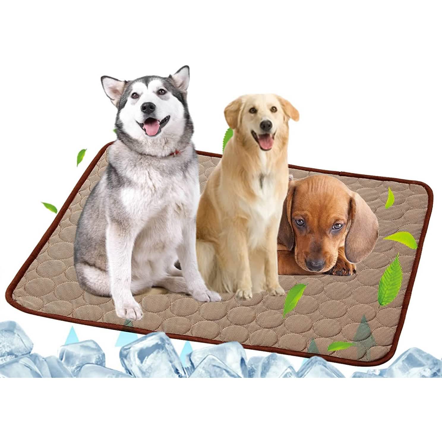 Automatic Cooling Dog Mat Washable Pet Sleeping Blanket Mat by DailySale