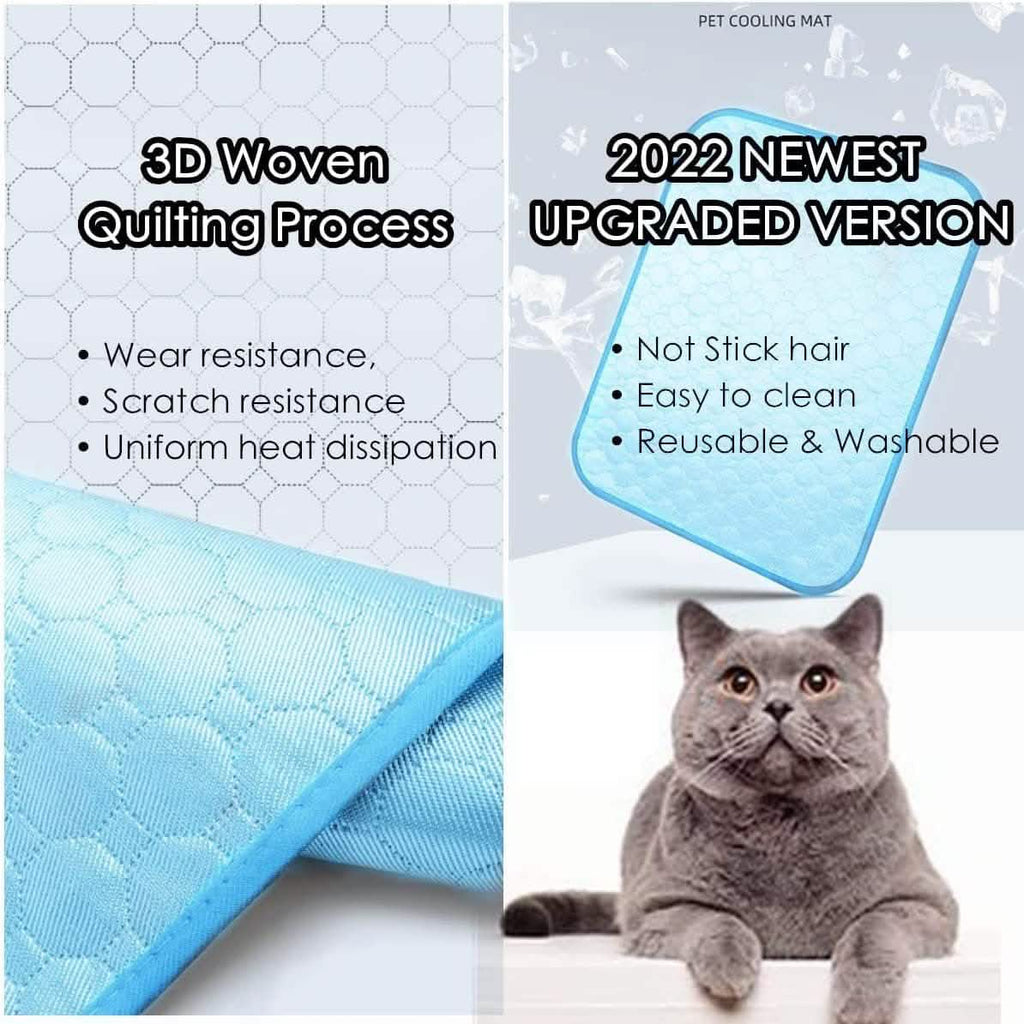 Automatic Cooling Dog Mat Washable Pet Sleeping Blanket Mat by DailySale