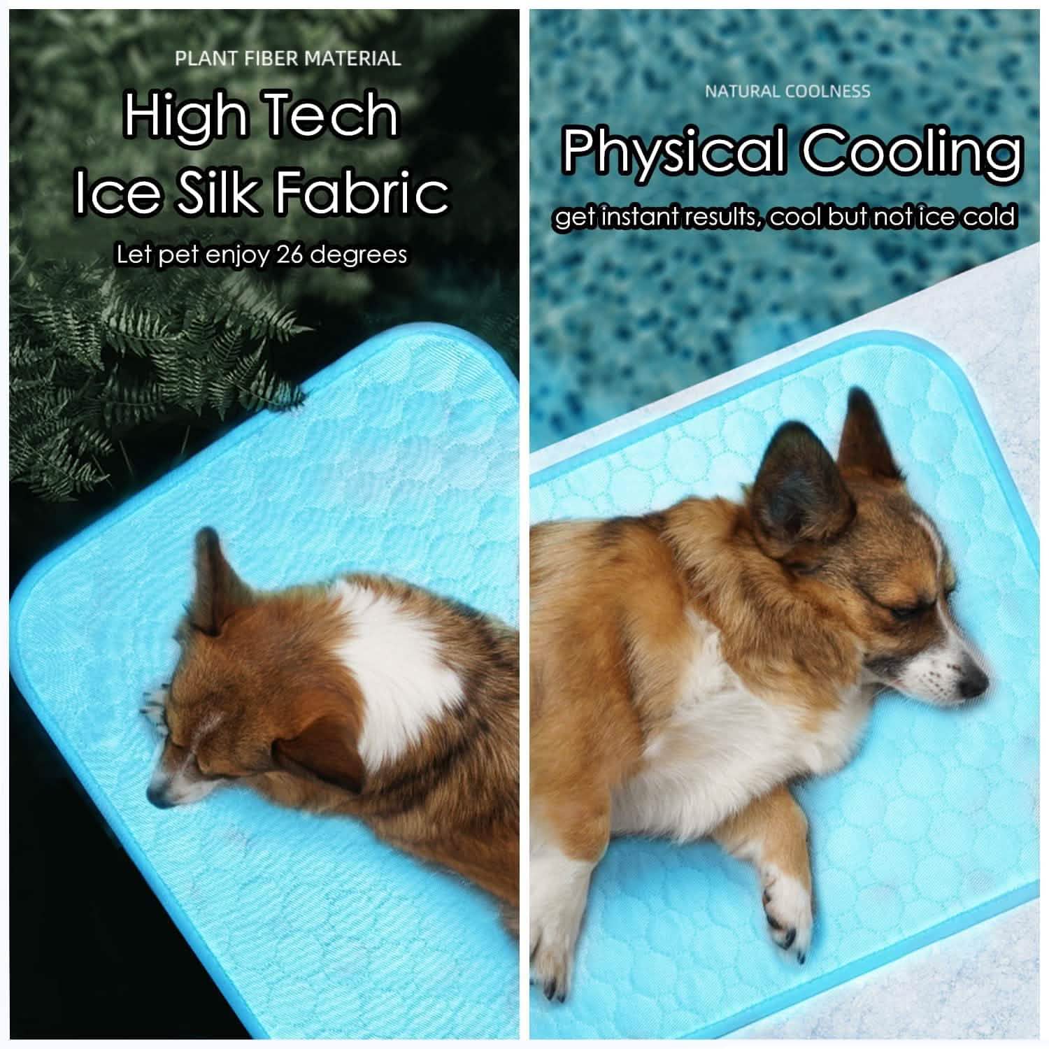 Automatic Cooling Dog Mat Washable Pet Sleeping Blanket Mat by DailySale