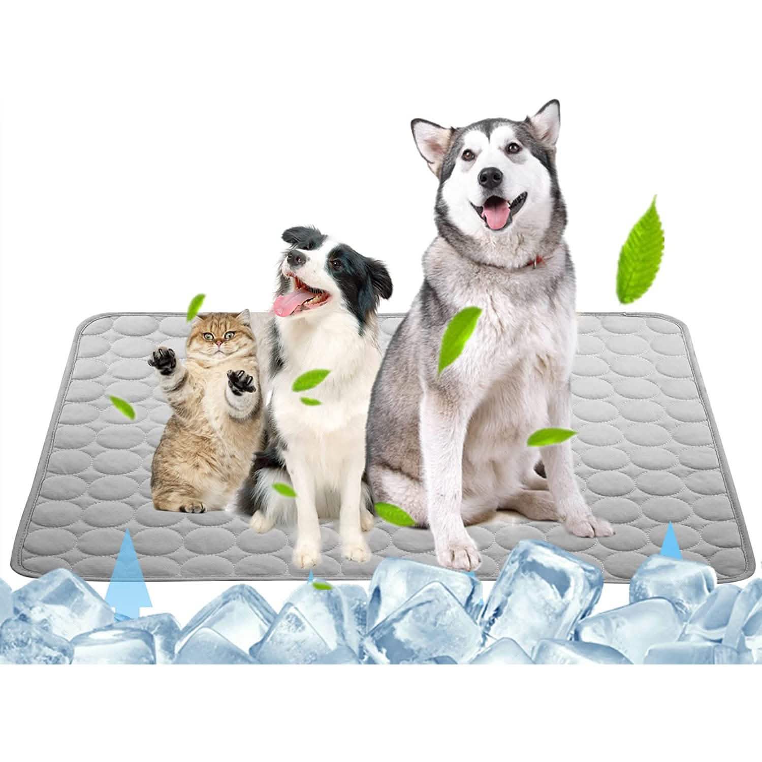 Automatic Cooling Dog Mat Washable Pet Sleeping Blanket Mat by DailySale