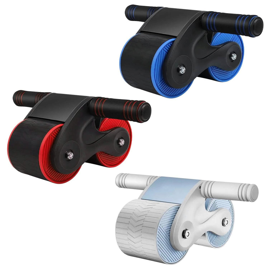 Automatic Rebound Anti-Slip AB Roller Wheel with Knee Pad Holder by DailySale