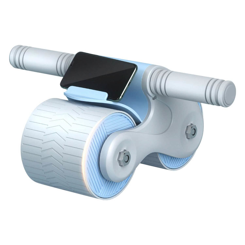 Automatic Rebound Anti-Slip AB Roller Wheel with Knee Pad Holder by DailySale