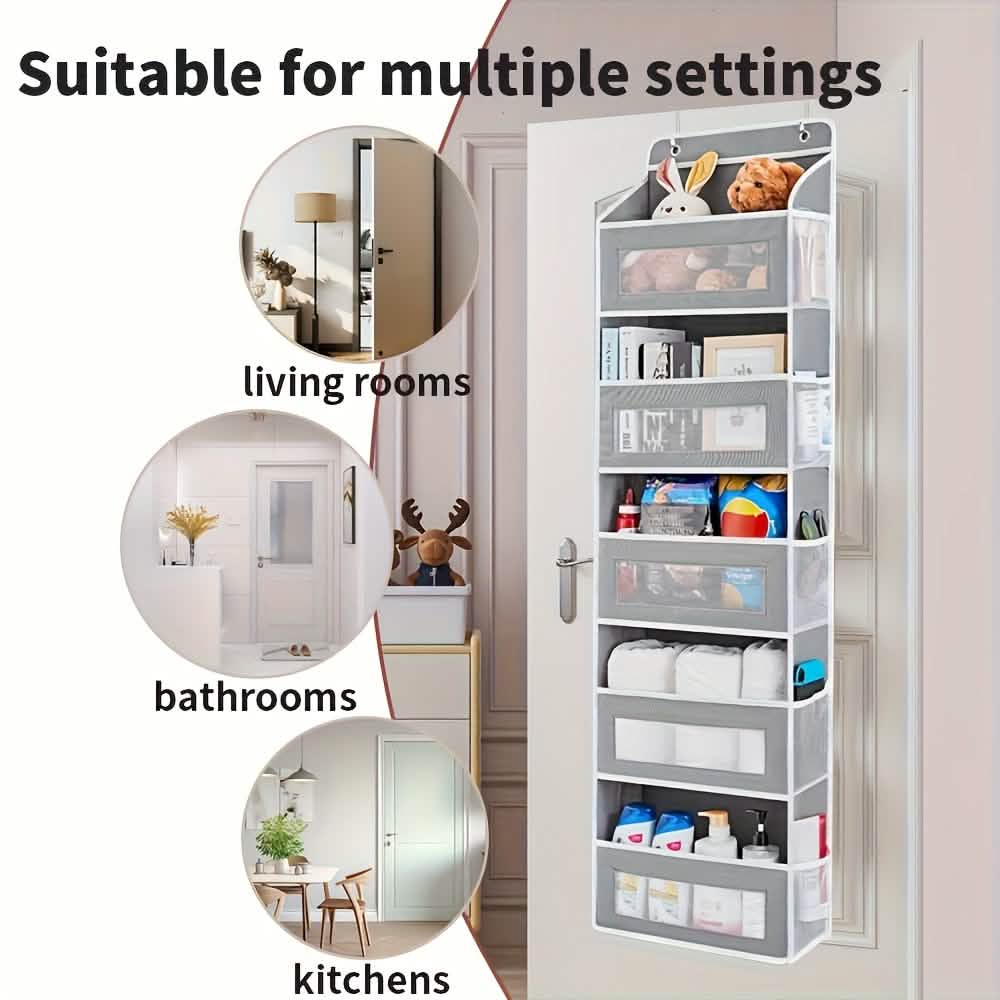 5-Tier Over-the-Door Storage Box Organizer by DailySale