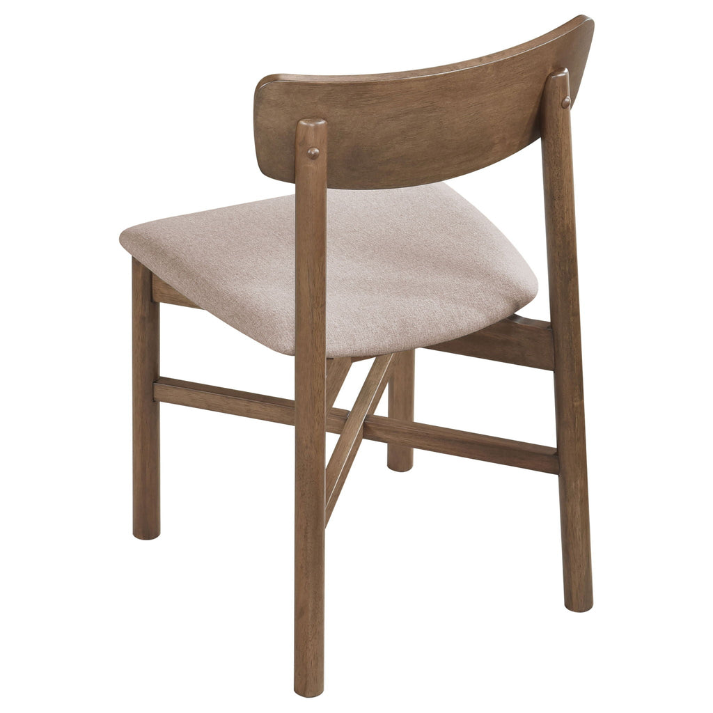 Parkridge Dining Side Chair Natural Walnut (Set of 2) by Unique Piece Furniture