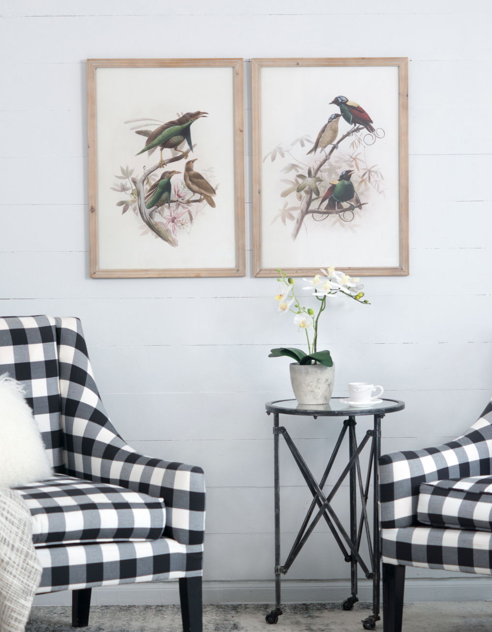 Bird Framed Print (Set of 2) - Multicolor by Unique Piece Furniture