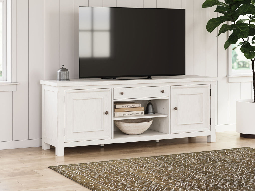 Robbinsdale - Extra Large TV Stand - Antique White by Unique Piece Furniture