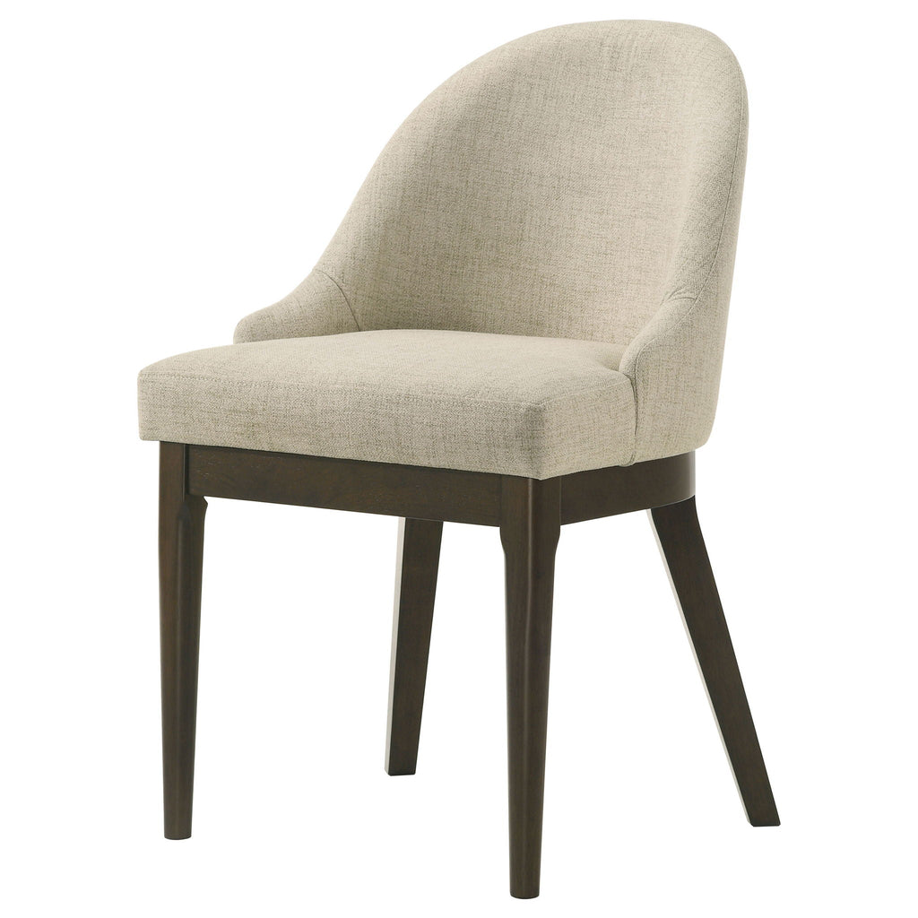 Reseda Upholstered Dining Side Chair Beige (Set of 2) by Unique Piece Furniture