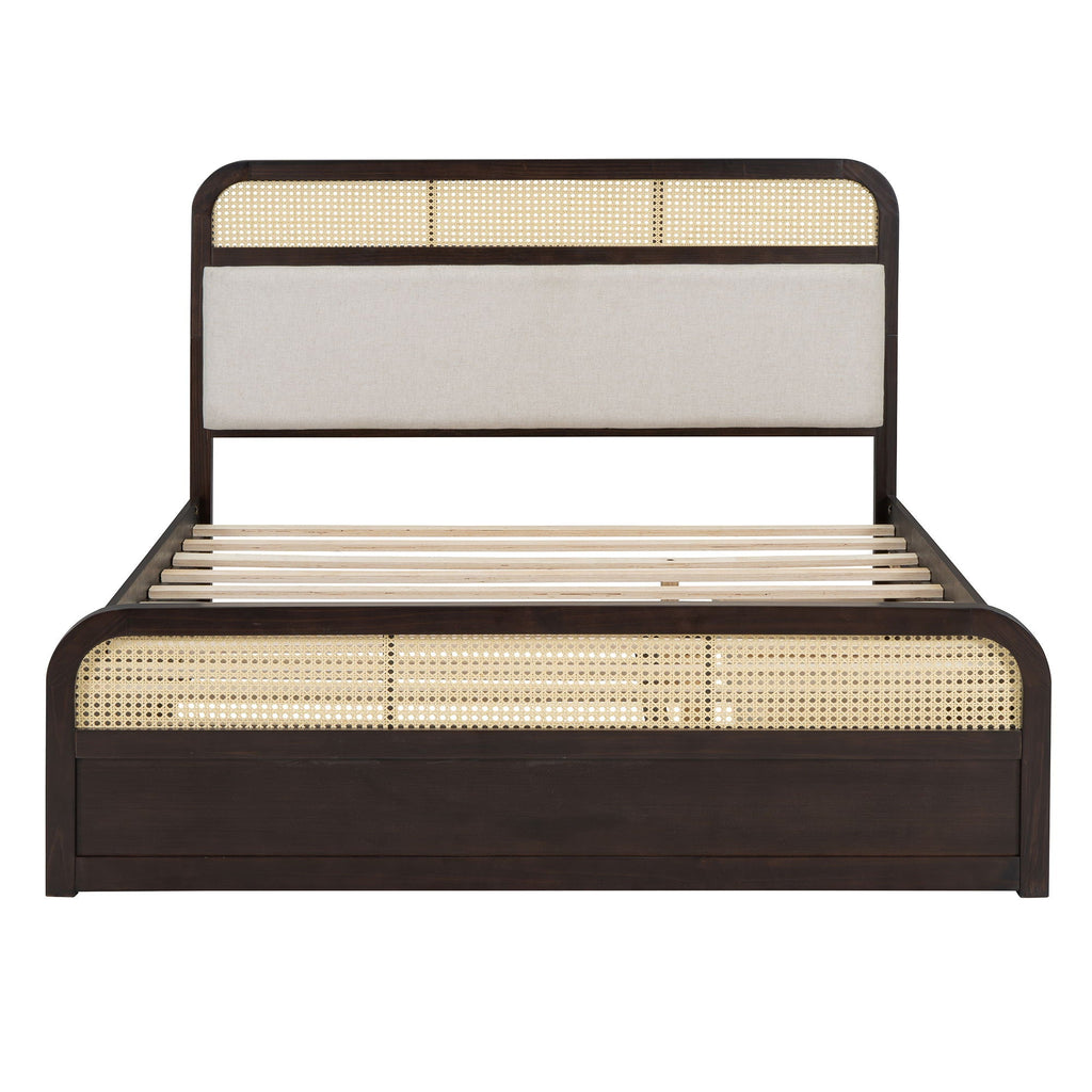 Platform Bed With Trundle And 2 Drawers by Unique Piece Furniture