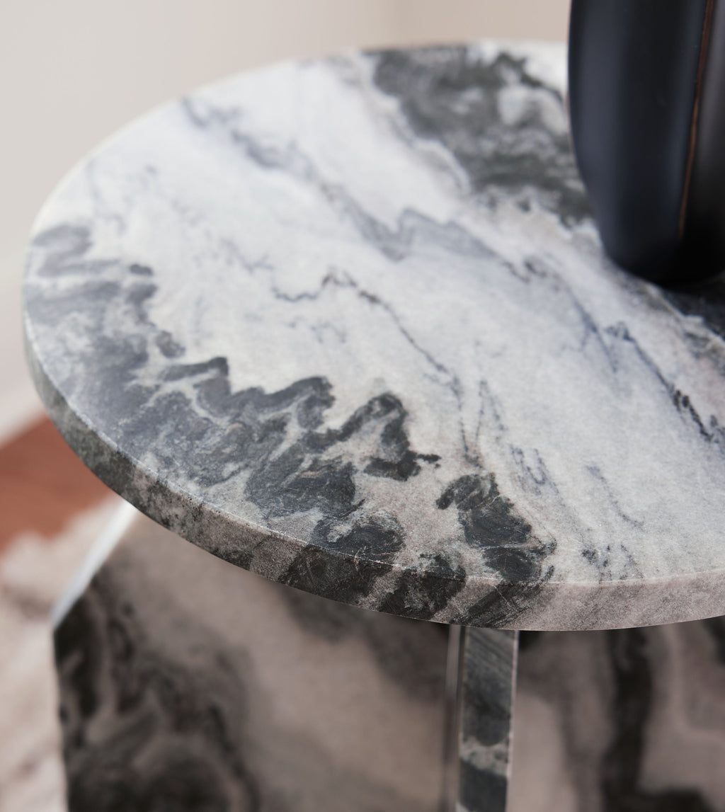 Wrenlane - Accent Table - Black / White / Taupe by Unique Piece Furniture