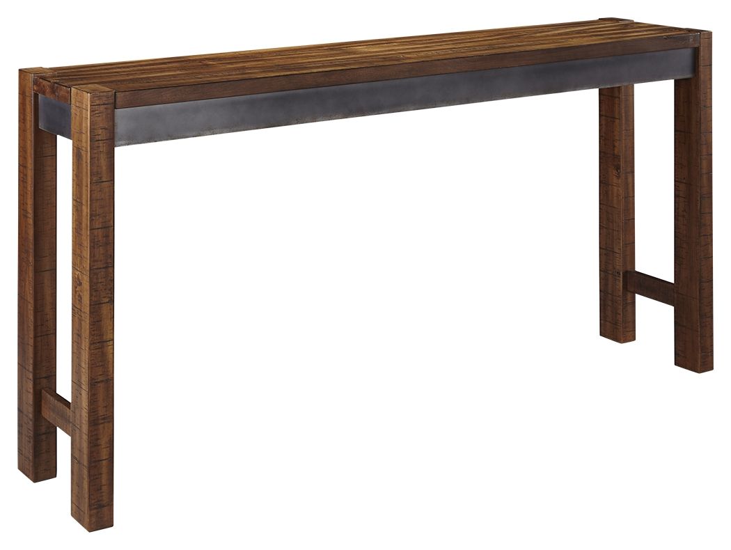 Torjin - Long Counter Table - Dark Brown by Unique Piece Furniture