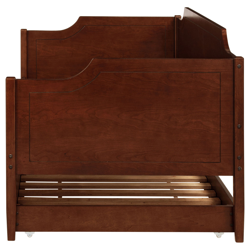 Redding Wood Twin Daybed With Trundle Cherry by Unique Piece Furniture