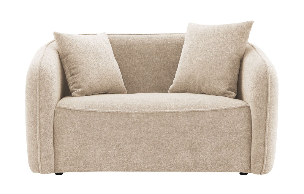 Keith - Loveseat With 2 Matching Color Toss Pillows by Unique Piece Furniture