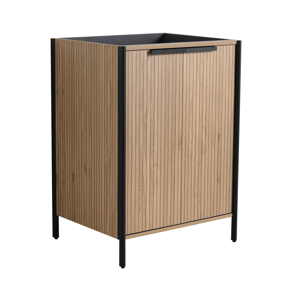 Contemporary Freestanding Bathroom Vanity With Adjustable Shelves by Unique Piece Furniture