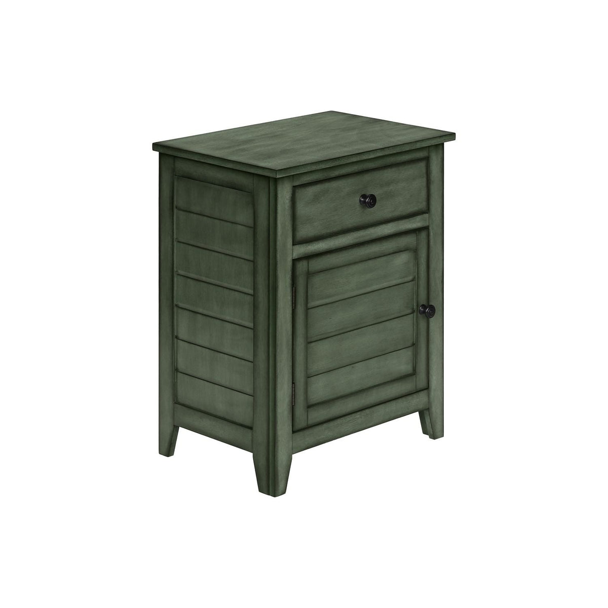 Accent Nightstand, Storage Drawer, Transitional by Unique Piece Furniture