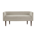 Farrah - Accent Bench With Low Back & Sides - Cream by Unique Piece Furniture