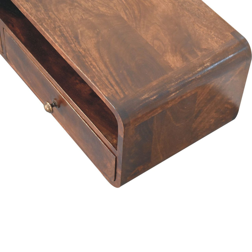 Floating Open Console - Walnut by Unique Piece Furniture