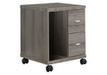 Office, File Cabinet, Printer Cart, Rolling File Cabinet, Mobile, Storage, Contemporary & Modern by Unique Piece Furniture