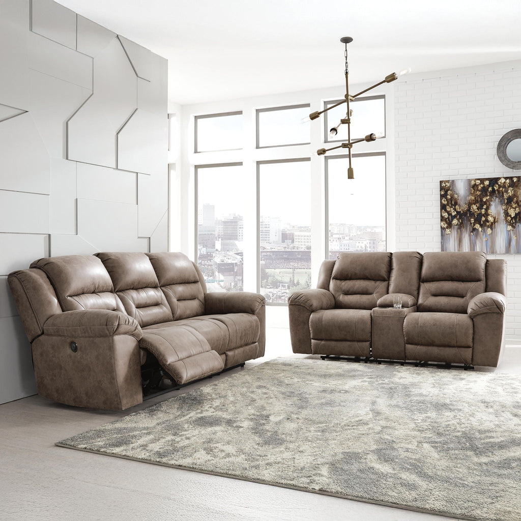 Stoneland - Reclining Sofa by Unique Piece Furniture