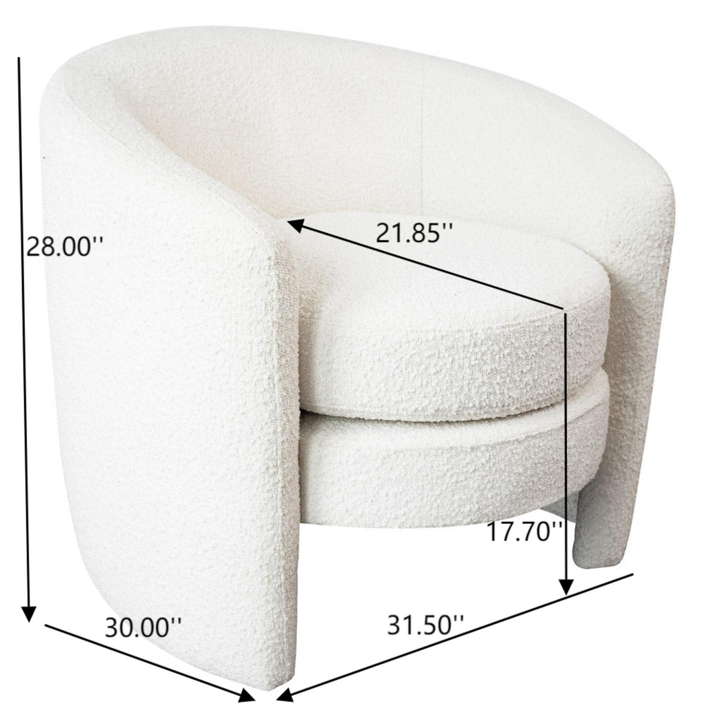 Avalon - Lounge Chair - White by Unique Piece Furniture