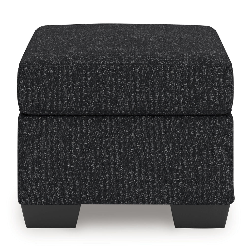 Jasmine Peaks - Ottoman - Coal by Unique Piece Furniture