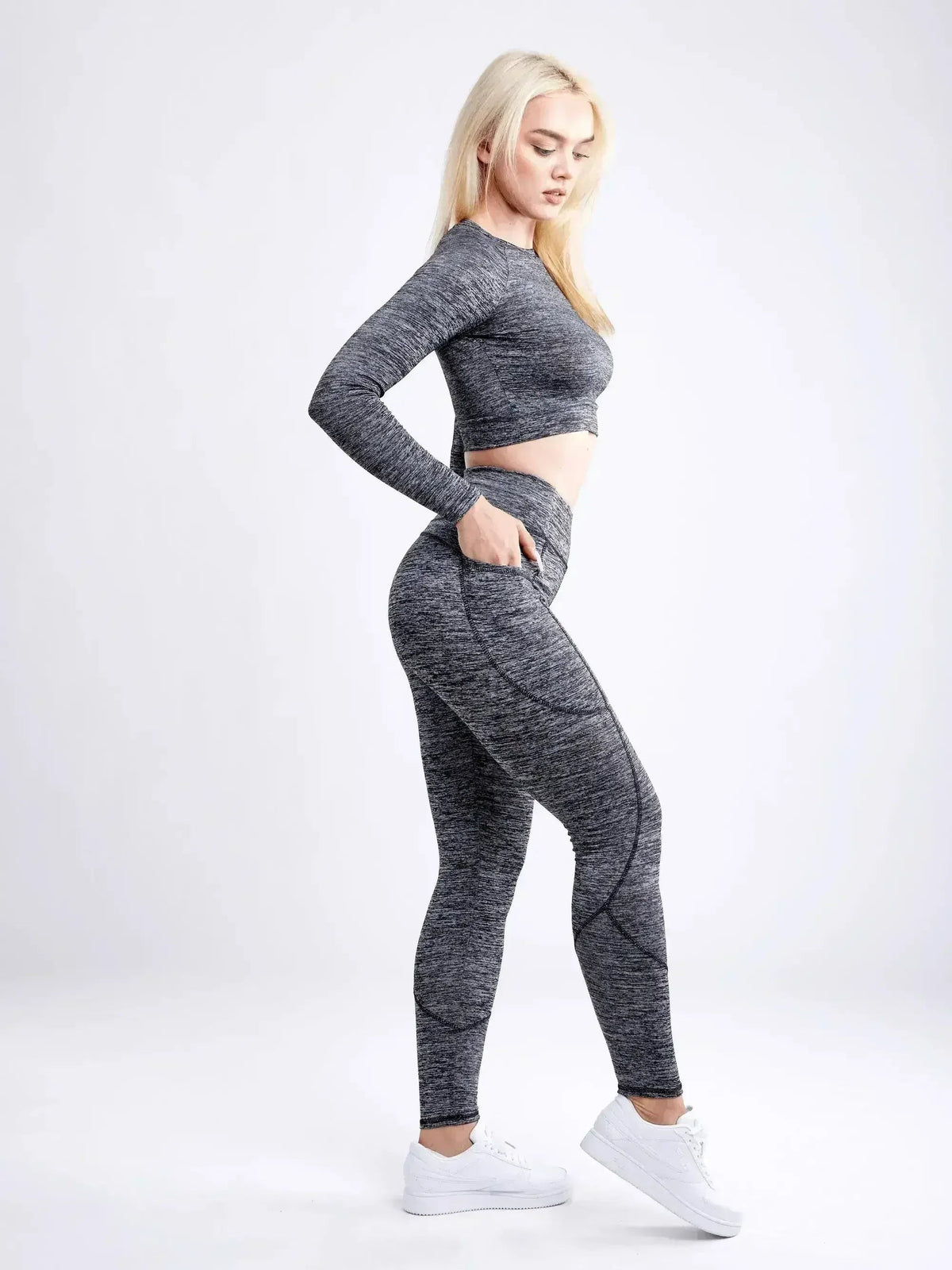 Long-Sleeve Crop Top by Femstylo