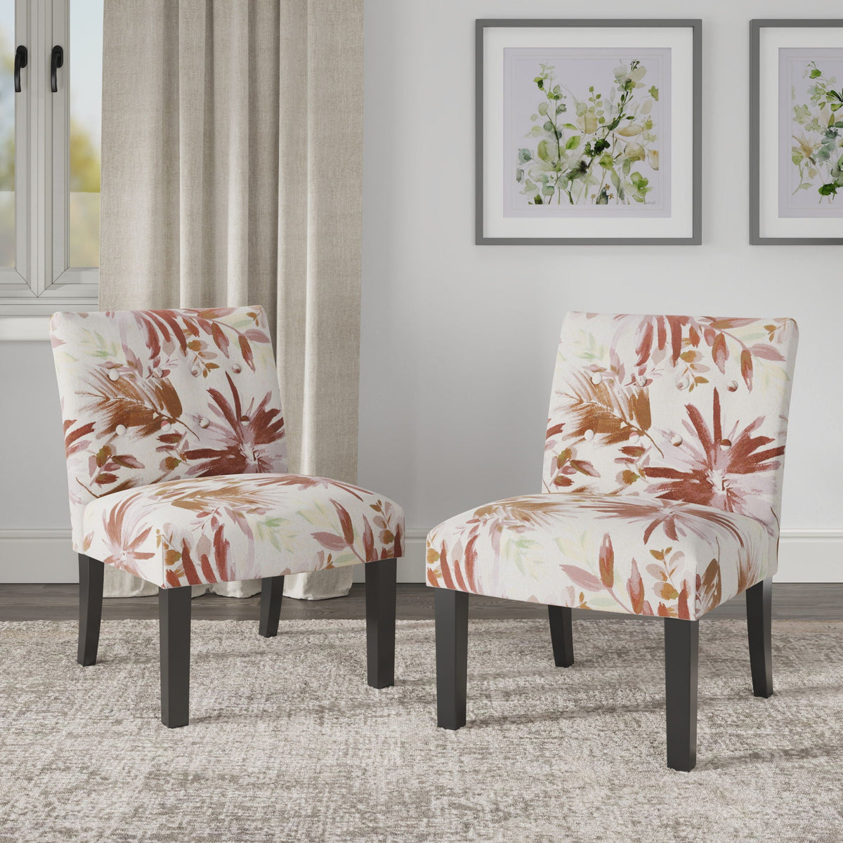 Verma - Floral Accent Chair by Unique Piece Furniture