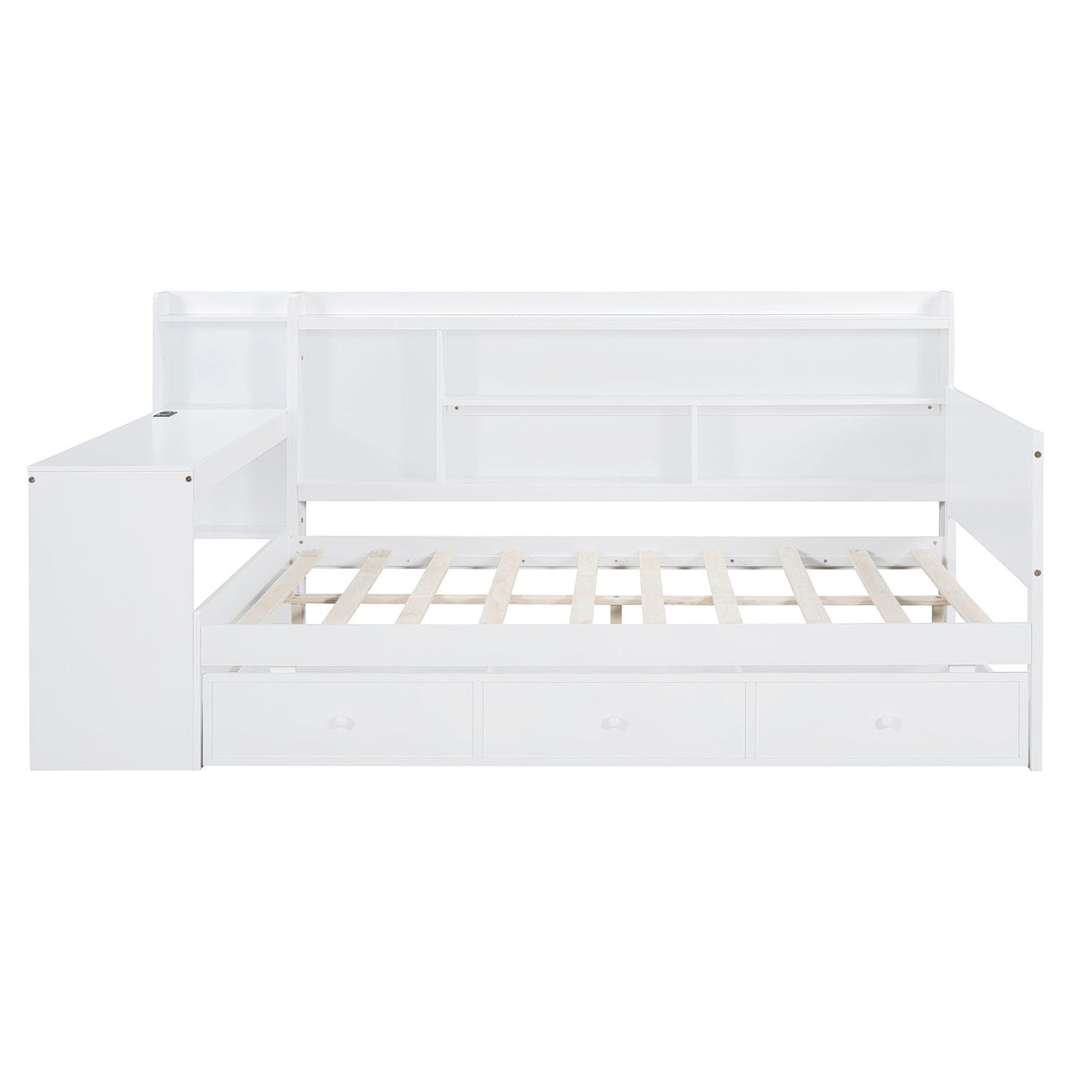 Daybed With 3 Drawers USB Ports And Desk by Unique Piece Furniture