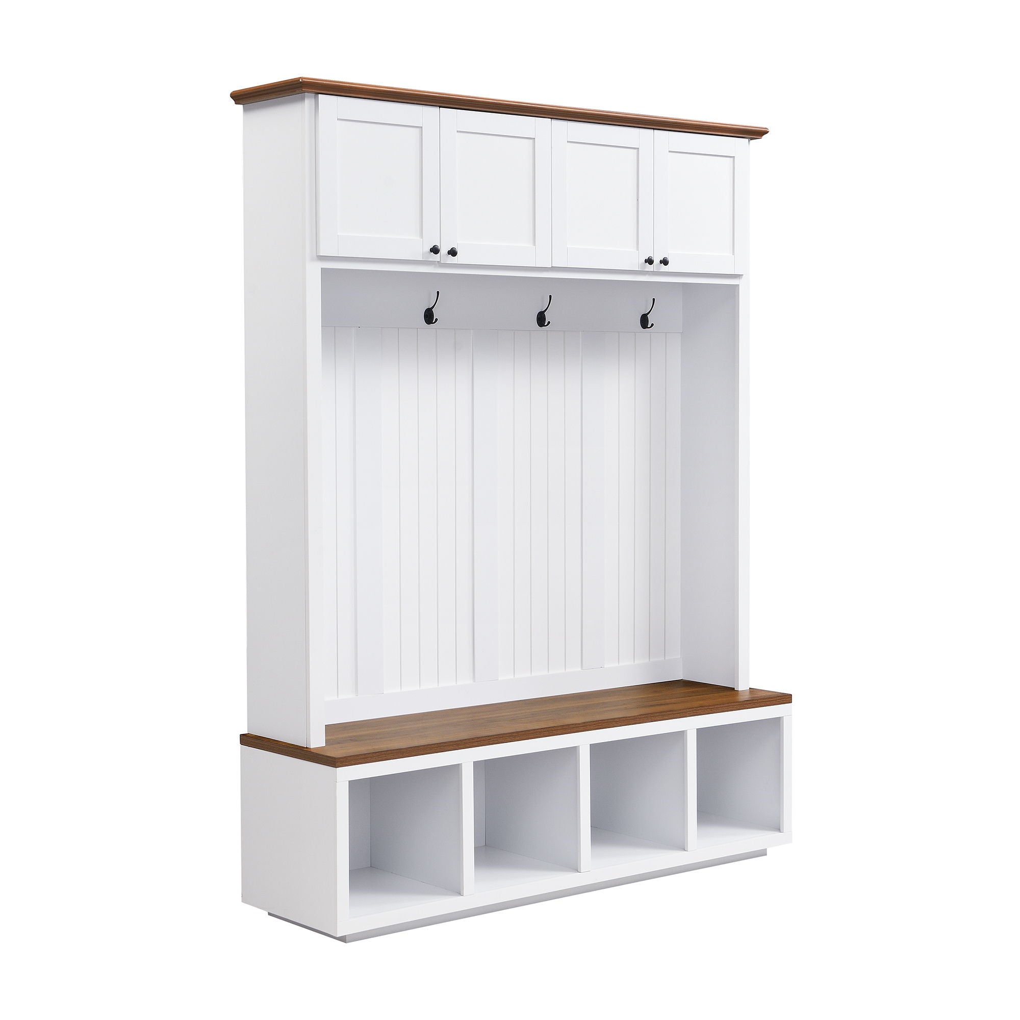 Entryway Hall Tree With Bench And Storage by Unique Piece Furniture