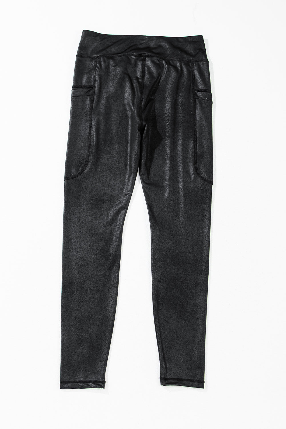 Black V Crossover High Waist Pocketed Leggings by Dear-Lover Dropshipping