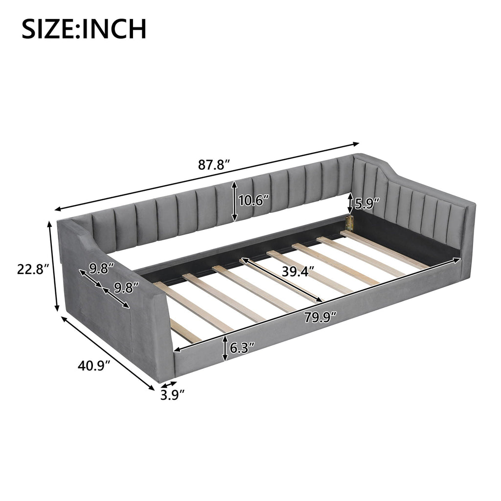 Daybed With Side Storage Pocket by Unique Piece Furniture