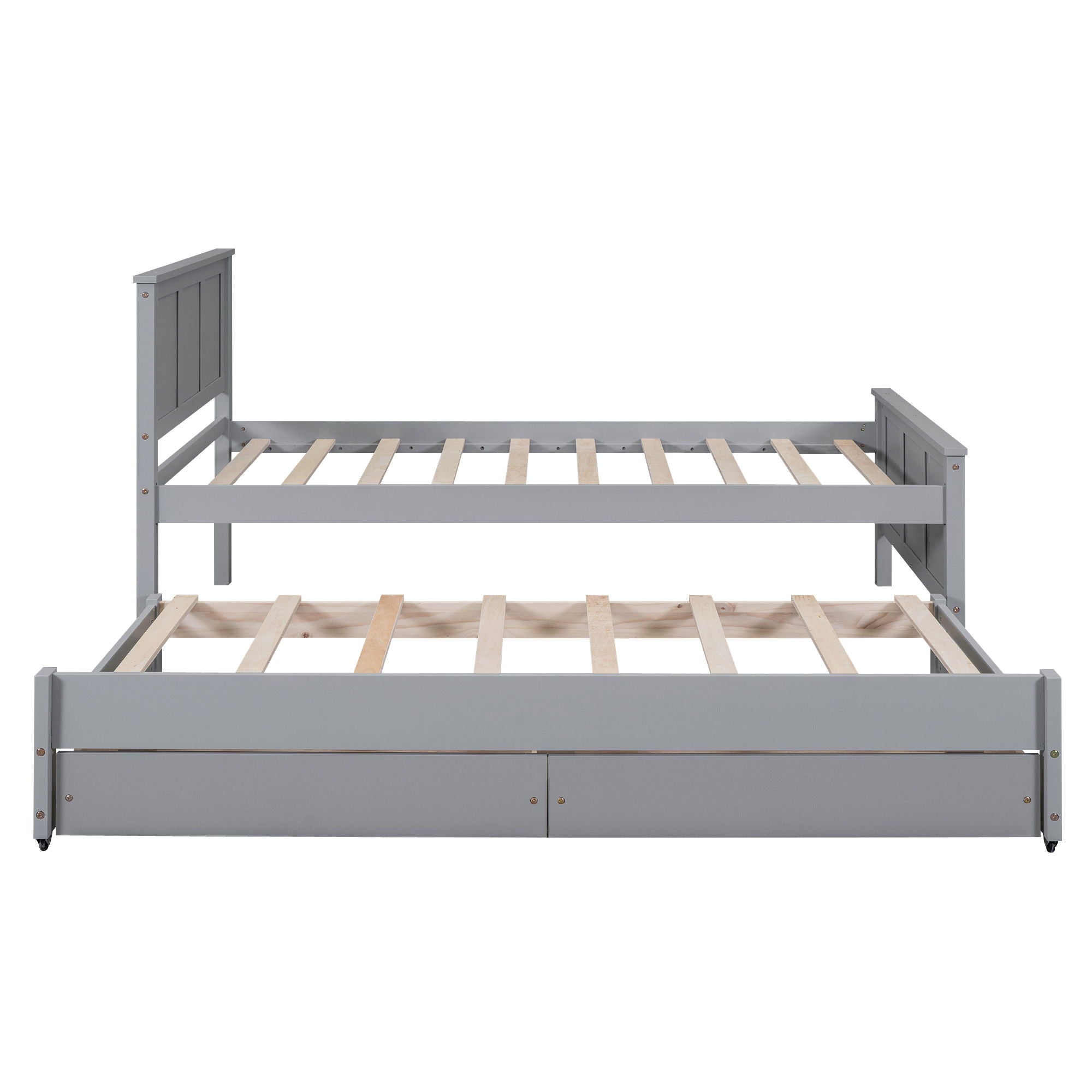Platform Bed With Trundle And Drawers by Unique Piece Furniture