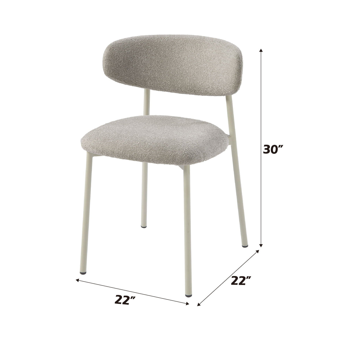 Ingram - Side Chair (Set of 2) - Light Gray by Unique Piece Furniture