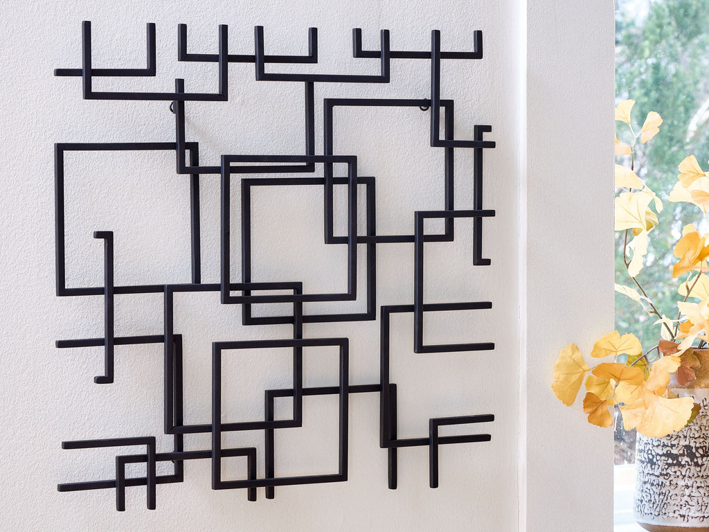 Aadanton - Wall Decor - Black by Unique Piece Furniture