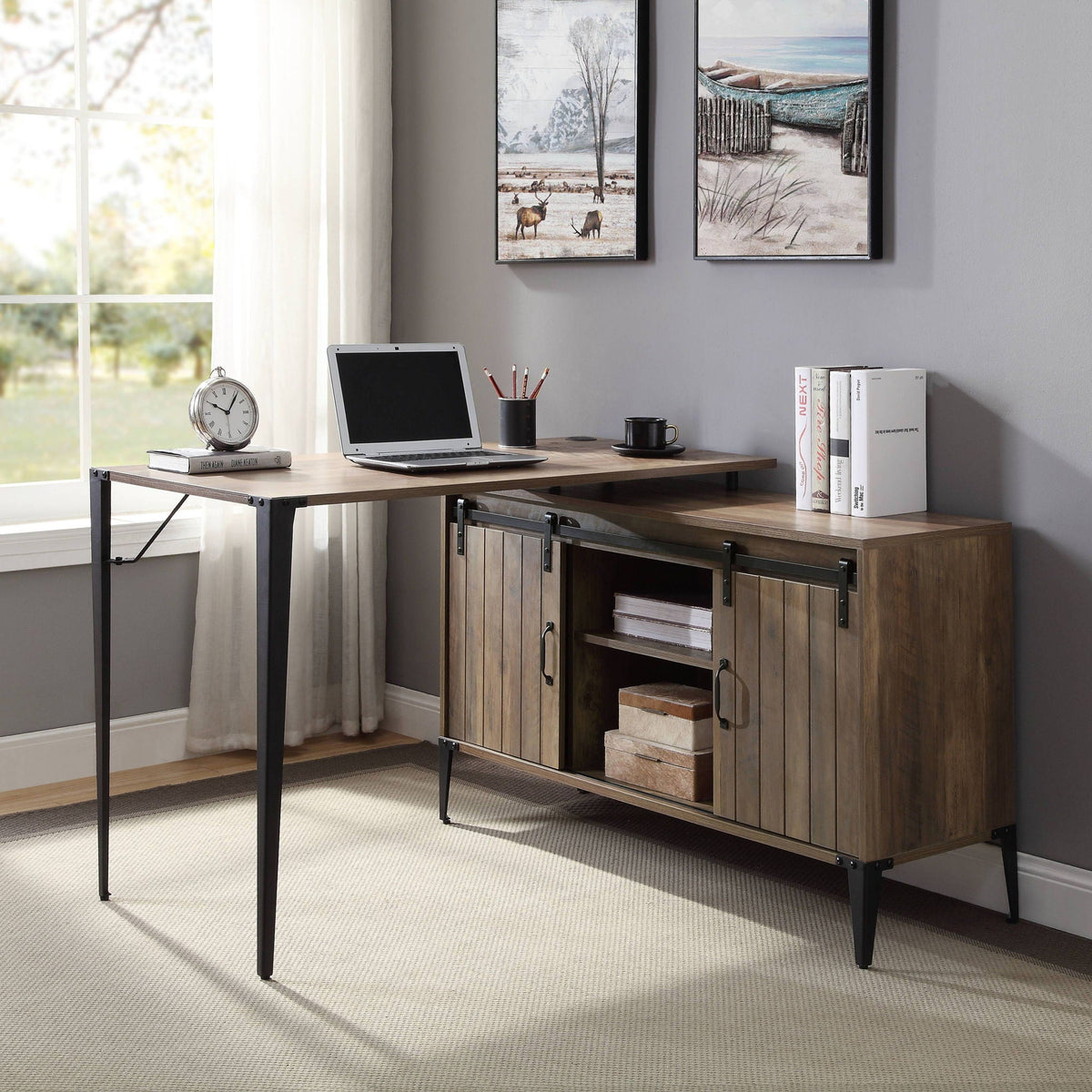 Zakwani - Writing Desk - Wood by Unique Piece Furniture