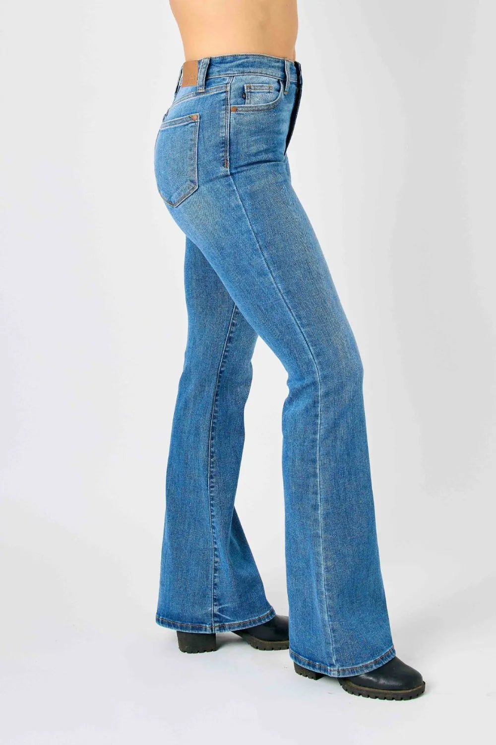 Judy Blue Full Size High-Waisted Classic Flare Jeans Plus Size by Wild and Free Boutique
