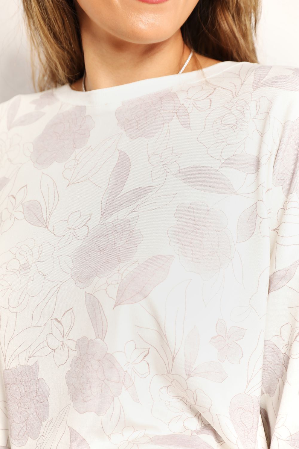 Double Take Floral Long Sleeve Top and Shorts Loungewear Set by Wild and Free Boutique