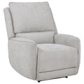 Sylmar Chenille Upholstered Power Recliner Dove Grey by Unique Piece Furniture