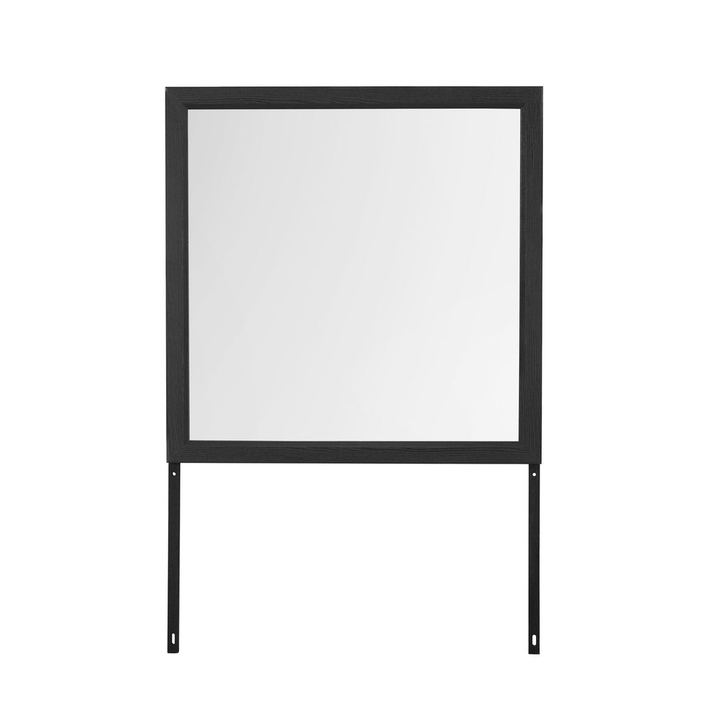 Soluto - Mirror - Gray / Black by Unique Piece Furniture