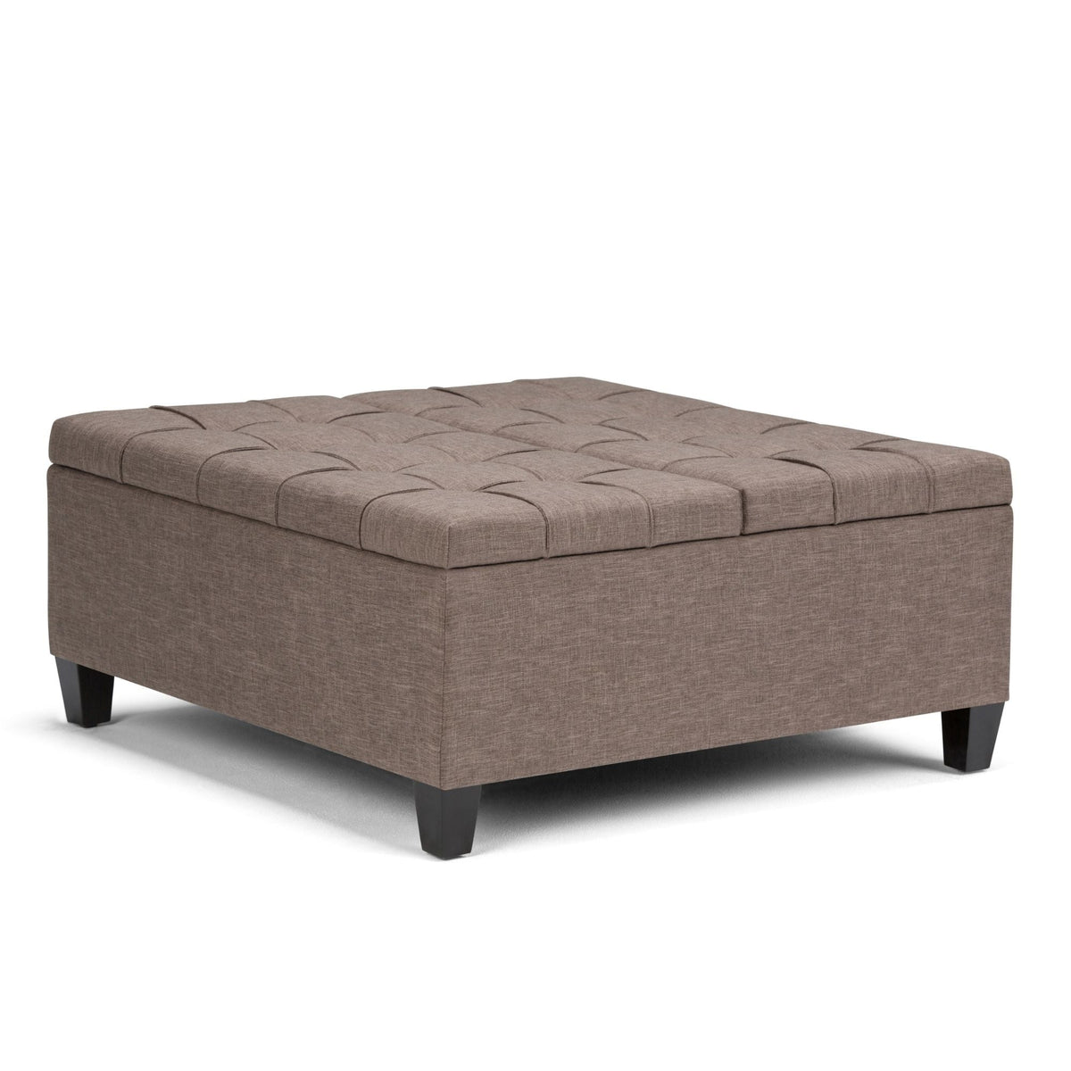 Harrison - Coffee Table Storage Ottoman - Tanners Brown by Unique Piece Furniture