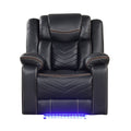 Challenger - LED Power Recliner Chair by Unique Piece Furniture