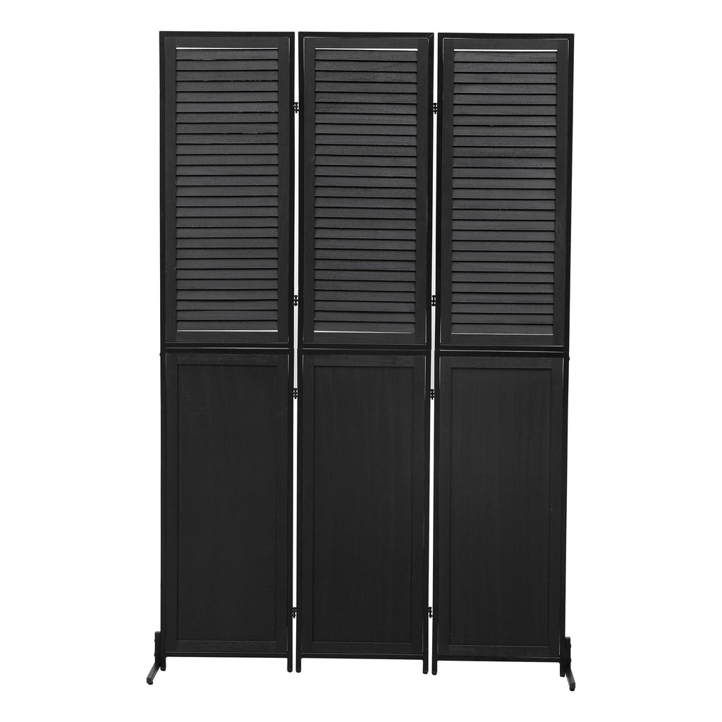 Rustic 3 Panel Room Dividers And Folding Privacy Screen by Unique Piece Furniture